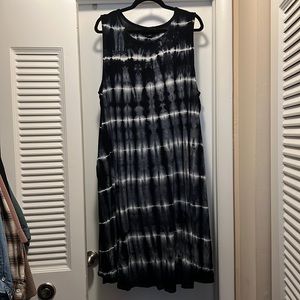 Tye dye dress from lane bryant, has pockets